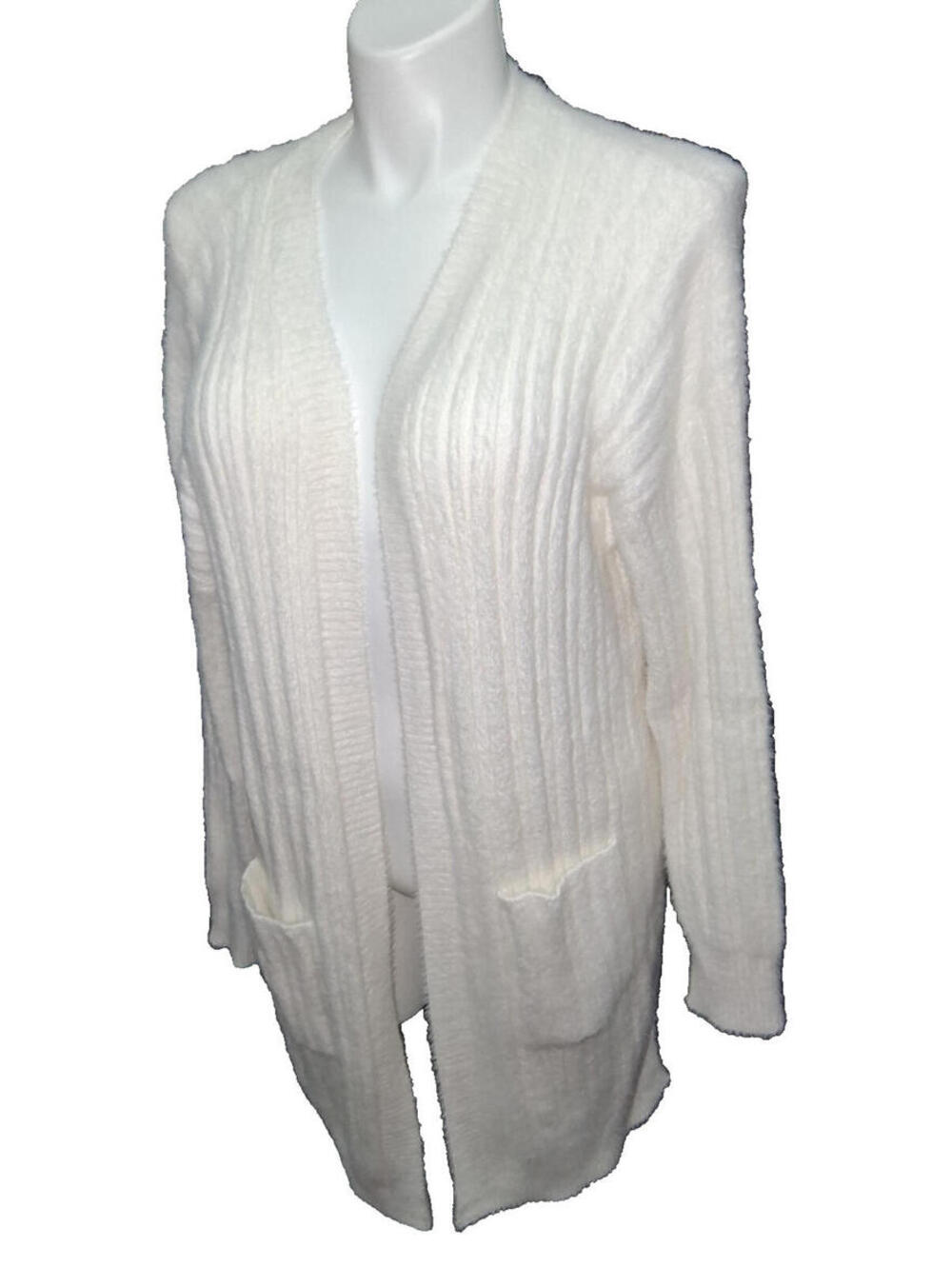 Pretty Alpaca Inspire Long Sweater Duster L 12-14 Soft Warm Cardigan Ivory Cream